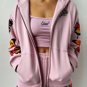 I AM GIA - Pink Aporia hoodie